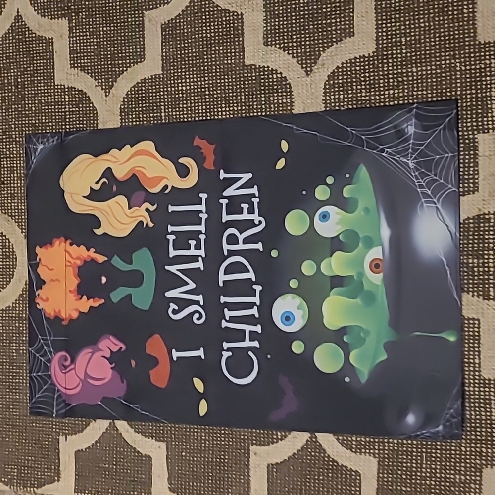 I smell children Halloween flag